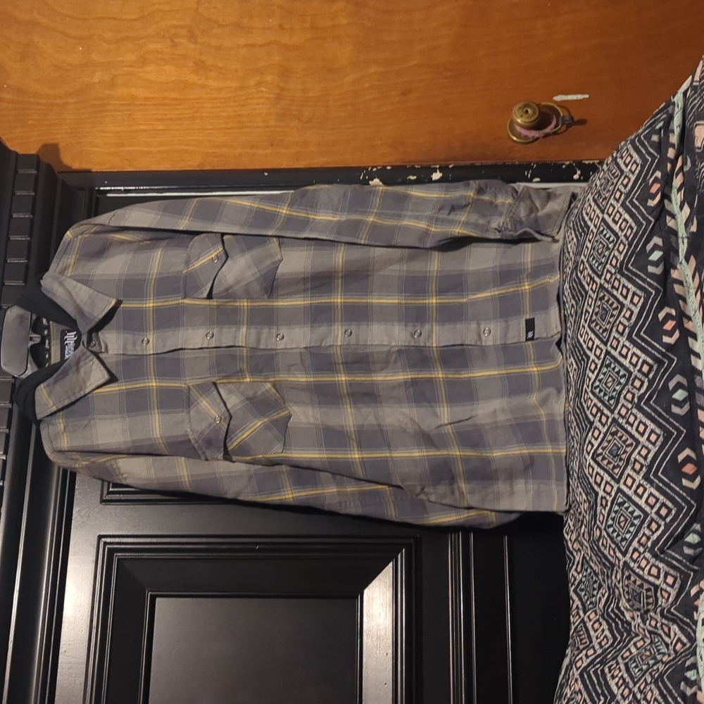 Hooded Plaid Long Sleeve